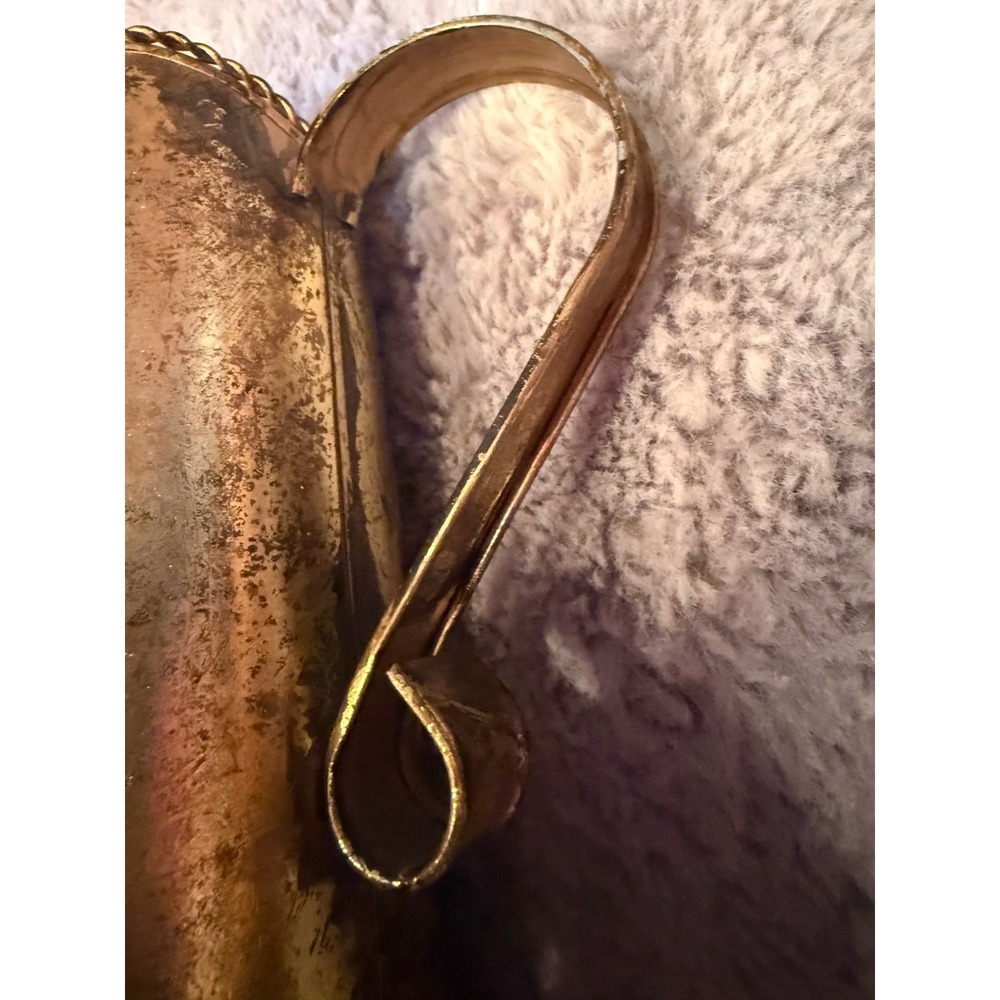 HOSLEY BRASS Vintage WATERING CAN 8 1/4" TALL - Picture 7 of 10